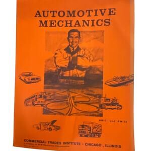 Vtg Automotive Mechanics Commercial Trade Institute AM 11 to 12 Engine Fuels